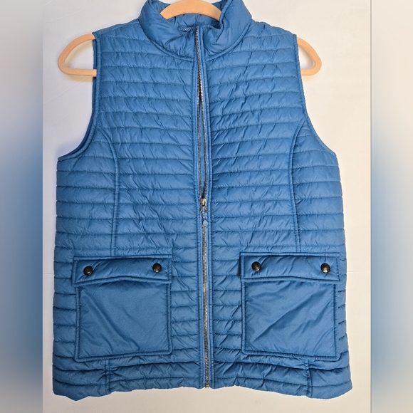 VINEYARD VINES Blue Quilted Vest.Size M - Picture 2 of 8